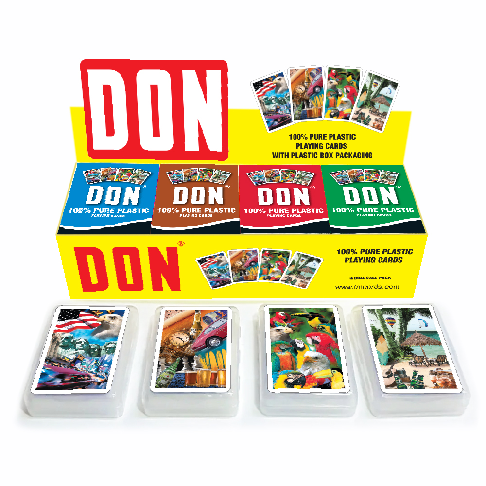 DON plastic playing cards